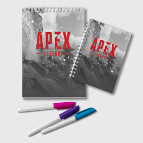 Блокнот с принтом APEX LEGENDS , 100% бумага | 48 листов, плотность листов — 60 г/м2, плотность картонной обложки — 250 г/м2. Листы скреплены удобной пружинной спиралью. Цвет линий — светло-серый
 | 2020 | 5 сезон | apex legends 5 | art | ea | loba | ps4 | season | апекс | апекс 5 | апекс легенд | лоба | персонаж