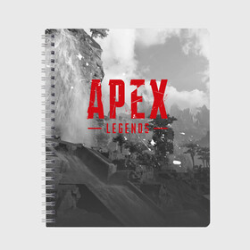 Тетрадь с принтом APEX LEGENDS , 100% бумага | 48 листов, плотность листов — 60 г/м2, плотность картонной обложки — 250 г/м2. Листы скреплены сбоку удобной пружинной спиралью. Уголки страниц и обложки скругленные. Цвет линий — светло-серый
 | 2020 | 5 сезон | apex legends 5 | art | ea | loba | ps4 | season | апекс | апекс 5 | апекс легенд | лоба | персонаж