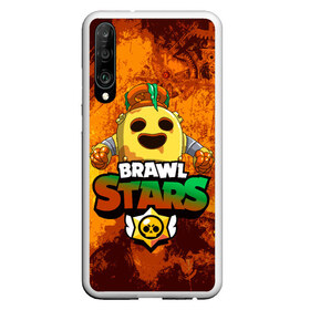 Чехол для Honor P30 с принтом Brawl Stars Robot Spike , Силикон | Область печати: задняя сторона чехла, без боковых панелей | brawl | brawl stars | robospike | robot spike | spike | бравл | бравл кактус | бравл спайк | бравл старс | кактус | робоспайк | робот спайк | спайк | спайк робот