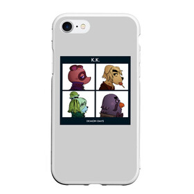 Чехол для iPhone 7/8 матовый с принтом Animal Crossing , Силикон | Область печати: задняя сторона чехла, без боковых панелей | animal crossing | game | gorillaz | new horizons | nintendo | горилаз | животные | игра | нинтендо