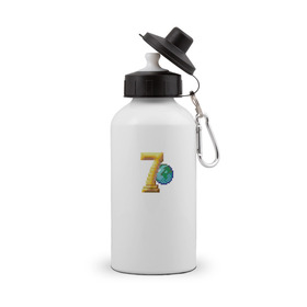 Бутылка спортивная с принтом Delphi 7 | Делфи 7 , металл | емкость — 500 мл, в комплекте две пластиковые крышки и карабин для крепления | delphi | делфи | дэлфи | программирования | технарь | язык
