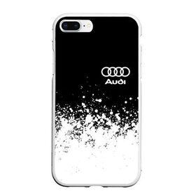 Чехол для iPhone 7Plus/8 Plus матовый с принтом AUDI , Силикон | Область печати: задняя сторона чехла, без боковых панелей | audi | auto | rs | sport | авто | автомобиль | автомобильные | ауди | бренд | марка | машины | спорт