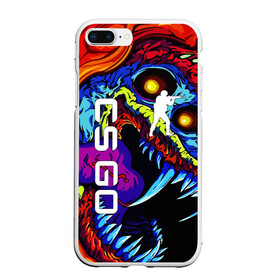 Чехол для iPhone 7Plus/8 Plus матовый с принтом CS GO HYPER BEAST , Силикон | Область печати: задняя сторона чехла, без боковых панелей | astralis | awp | counter strike | cs go | cs go global offensive | cs:go | faze clan | hyper beast | team liquid | астралис | кс го | тим ликвид | фейз клан | хайпер бист | хайпербист