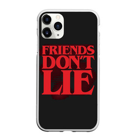 Чехол для iPhone 11 Pro Max матовый с принтом Friends Dont Lie , Силикон |  | 11 | demogorgon | dont | friends | lie | retro | stranger | things | дастин | дела | демогоргон | друзья | лгут | не | оди | одиннадцать | очень | ретро | стив | странные | хоппер | хоукинс