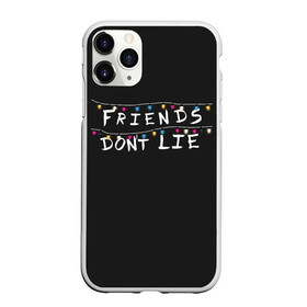 Чехол для iPhone 11 Pro Max матовый с принтом Friends Dont Lie , Силикон |  | 11 | demogorgon | dont | friends | lie | retro | stranger | things | дастин | дела | демогоргон | друзья | лгут | не | оди | одиннадцать | очень | ретро | стив | странные | хоппер | хоукинс