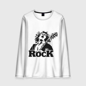 Мужской лонгслив 3D с принтом Rock , 100% полиэстер | длинные рукава, круглый вырез горловины, полуприлегающий силуэт | ac dc | rock | арт | рок | рок н ролл | хард рок