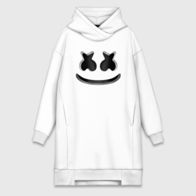 Платье-худи хлопок с принтом FORTNITE x MARSHMELLO 3D ,  |  | deadmau5 | fortnite | fortnite 2 | fortnite x маршмелло | ikonik | marshmello | ninja | ninja streamer | raven | travis scott | ворон | иконик | ниндзя | пили | рейвен | трэвис скотт | фортнайт