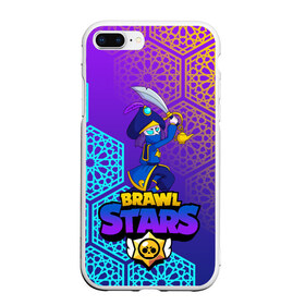 Чехол для iPhone 7Plus/8 Plus матовый с принтом MORTIS BRAWL STARS , Силикон | Область печати: задняя сторона чехла, без боковых панелей | brawl | brawl stars | brawl stars rogue mortis | clash | mortis brawl stars | rogue mortis | бравл старс | бравл старс коварный мортис | игра | коварный мортис | мобильные игры | мортис