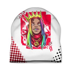 Шапка 3D с принтом 6ix9ine King Up , 100% полиэстер | универсальный размер, печать по всей поверхности изделия | 6ix9ine | 6ix9ine art | 6ix9ine king up | 6ix9ine арт | gooba | gooba 6ix9ine | tekashi | tekashi 6ix9ine | tekashi rap | король такеши | репер 6ix9ine | репер такеши | такеши | такеши 6ix9ine