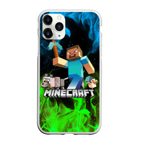 Чехол для iPhone 11 Pro Max матовый с принтом MINECRAFT , Силикон |  | block | bright | creeper | cube | fire | flame | heat | light | minecraft | pixel | tnt | wildfire | блок | геометрия | искры | крафт | крипер | кубики | майнкрафт | огненный | огонь | пиксели | пламя | пожар | тнт