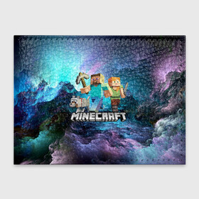 Обложка для студенческого билета с принтом MINECRAFT , натуральная кожа | Размер: 11*8 см; Печать на всей внешней стороне | block | creeper | cube | minecraft | pixel | блок | геометрия | крафт | крипер | кубики | майнкрафт | пиксели