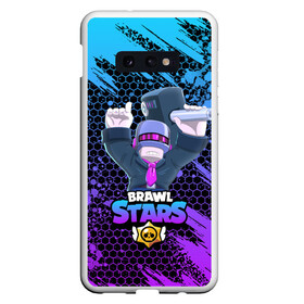 Чехол для Samsung S10E с принтом BRAWL STARS DJ FRANK , Силикон | Область печати: задняя сторона чехла, без боковых панелей | 8 bit | 8 бит | bibi | brawl | brawl stars | crow | leon | spike | sprout | stars | бравл | бравл старс | браво старс | игра | компьютерная | кров | леон | онлайн | старс