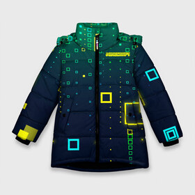 Зимняя куртка для девочек 3D с принтом Minecraft , ткань верха — 100% полиэстер; подклад — 100% полиэстер, утеплитель — 100% полиэстер. | длина ниже бедра, удлиненная спинка, воротник стойка и отстегивающийся капюшон. Есть боковые карманы с листочкой на кнопках, утяжки по низу изделия и внутренний карман на молнии. 

Предусмотрены светоотражающий принт на спинке, радужный светоотражающий элемент на пуллере молнии и на резинке для утяжки. | funny | mine | minecraft | mods | noob | pro | skins | story | vs | zombie | инди | конструктор | майнкрафт | моды | нуб | скин | скрипер | шахта