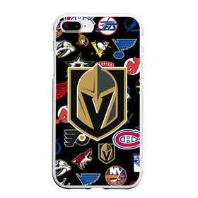 Чехол для iPhone 7Plus/8 Plus матовый с принтом Vegas Golden Knights (Z) , Силикон | Область печати: задняя сторона чехла, без боковых панелей | anaheim ducks | arizona coyotes | boston bruins | buffalo sabres | calgary flames | canadiens de montreal | carolina hurricanes | chicago blackhawks | colorado avalanche | columbus blue jackets | dallas stars | detroit red wings | edmonton oil | hockey | 