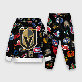 Детский костюм 3D (с толстовкой) с принтом Vegas Golden Knights (Z) ,  |  | anaheim ducks | arizona coyotes | boston bruins | buffalo sabres | calgary flames | canadiens de montreal | carolina hurricanes | chicago blackhawks | colorado avalanche | columbus blue jackets | dallas stars | detroit red wings | edmonton oil | hockey | 