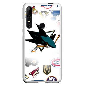 Чехол для Honor P Smart Z с принтом San Jose Sharks (Z) , Силикон | Область печати: задняя сторона чехла, без боковых панелей | anaheim ducks | arizona coyotes | boston bruins | buffalo sabres | calgary flames | canadiens de montreal | carolina hurricanes | chicago blackhawks | colorado avalanche | columbus blue jackets | dallas stars | detroit red wings | edmonton oil | hockey | 