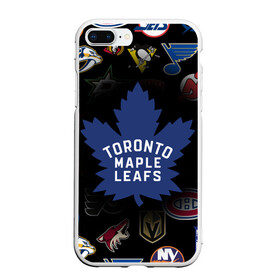 Чехол для iPhone 7Plus/8 Plus матовый с принтом Toronto Maple Leafs (Z) , Силикон | Область печати: задняя сторона чехла, без боковых панелей | Тематика изображения на принте: anaheim ducks | arizona coyotes | boston bruins | buffalo sabres | calgary flames | canadiens de montreal | carolina hurricanes | chicago blackhawks | colorado avalanche | columbus blue jackets | dallas stars | detroit red wings | edmonton oil | hockey | 