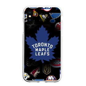 Чехол для iPhone XS Max матовый с принтом Toronto Maple Leafs (Z) , Силикон | Область печати: задняя сторона чехла, без боковых панелей | Тематика изображения на принте: anaheim ducks | arizona coyotes | boston bruins | buffalo sabres | calgary flames | canadiens de montreal | carolina hurricanes | chicago blackhawks | colorado avalanche | columbus blue jackets | dallas stars | detroit red wings | edmonton oil | hockey | 