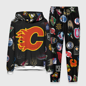 Мужской костюм 3D (с толстовкой) с принтом Calgary Flames (Z) ,  |  | anaheim ducks | arizona coyotes | boston bruins | buffalo sabres | calgary flames | canadiens de montreal | carolina hurricanes | chicago blackhawks | colorado avalanche | columbus blue jackets | dallas stars | detroit red wings | edmonton oil | hockey | 