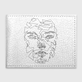Обложка для студенческого билета с принтом Геометрическое лицо , натуральная кожа | Размер: 11*8 см; Печать на всей внешней стороне | арт | геометрические | геометрическое | геометрия | искусство | лица | лицо | люди | узор | узоры
