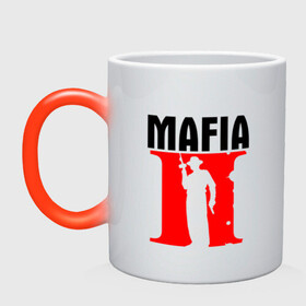 Кружка хамелеон с принтом Mafia II:Definitive Edition(Z) , керамика | меняет цвет при нагревании, емкость 330 мл | definitive edition | mafia | mafia ii | игра | мафия | мафия 2 | шутер