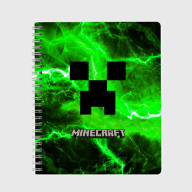Тетрадь с принтом Minecraft , 100% бумага | 48 листов, плотность листов — 60 г/м2, плотность картонной обложки — 250 г/м2. Листы скреплены сбоку удобной пружинной спиралью. Уголки страниц и обложки скругленные. Цвет линий — светло-серый
 | craft | game | mine | minecraft | minecraftmemories | pixel | tnt | twitter | блок | динамит | игра | красный блок | майнкрафт | маркус перссон | пиксель | ремесло | тротил | шахта