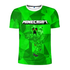Мужская футболка 3D спортивная с принтом Minecraft. , 100% полиэстер с улучшенными характеристиками | приталенный силуэт, круглая горловина, широкие плечи, сужается к линии бедра | craft | game | mine | minecraft | minecraftmemories | pixel | tnt | twitter | блок | динамит | игра | красный блок | майнкрафт | маркус перссон | пиксель | ремесло | тротил | шахта