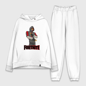 Женский костюм хлопок Oversize с принтом IKONIK ,  |  | art ikonik | fortnight season 8 | fortnite | fortnite guy | fortnite ikonik | fortniteguy | ikonik | арт иконик | иконик | фортнайт | фортнайт 8 сезон | фортнайт гай