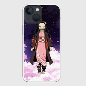 Чехол для iPhone 13 mini с принтом Незуко ,  |  | anime | blade demon | demon slayer | kamado | kimetsu no yaiba | nezuko | аниме | демон | зенитсу | камадо | киметсу | клинок рассекающий демонов | недзуко | незуко | тандзиро | юноске