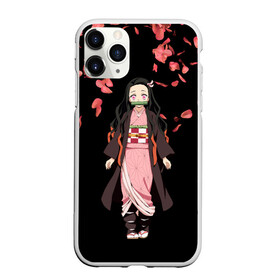 Чехол для iPhone 11 Pro матовый с принтом Незуко , Силикон |  | anime | blade demon | demon slayer | kamado | kimetsu no yaiba | nezuko | аниме | демон | зенитсу | камадо | киметсу | клинок рассекающий демонов | недзуко | незуко | тандзиро | юноске