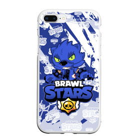 Чехол для iPhone 7Plus/8 Plus матовый с принтом BRAWL STARS LEON WOLF , Силикон | Область печати: задняя сторона чехла, без боковых панелей | 8 bit | 8 бит | bibi | brawl stars | crow | el brown | leon | leon shark | max | mr.p | sally leon | shark | stars | virus | werewolf | акула | биби | вирус | ворон | леон | оборотень | пингвин