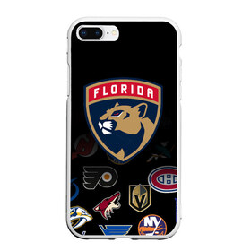 Чехол для iPhone 7Plus/8 Plus матовый с принтом NHL Florida Panthers (Z) , Силикон | Область печати: задняя сторона чехла, без боковых панелей | Тематика изображения на принте: anaheim ducks | arizona coyotes | boston bruins | buffalo sabres | calgary flames | canadiens de montreal | chicago blackhawks | colorado | florida panthers | hockey | nhl | нхл | паттерн | спорт | хоккей