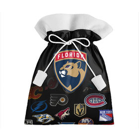 Подарочный 3D мешок с принтом NHL Florida Panthers (Z) , 100% полиэстер | Размер: 29*39 см | anaheim ducks | arizona coyotes | boston bruins | buffalo sabres | calgary flames | canadiens de montreal | chicago blackhawks | colorado | florida panthers | hockey | nhl | нхл | паттерн | спорт | хоккей