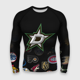 Мужской рашгард 3D с принтом NHL Dallas Stars (Z) ,  |  | anaheim ducks | arizona coyotes | boston bruins | buffalo sabres | calgary flames | carolina hurricanes | chicago blackhawks | colorado | dallas stars | hockey | nhl | нхл | паттерн | спорт | хоккей