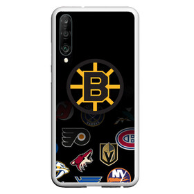 Чехол для Honor P30 с принтом NHL Boston Bruins (Z) , Силикон | Область печати: задняя сторона чехла, без боковых панелей | Тематика изображения на принте: anaheim ducks | arizona coyotes | boston bruins | buffalo sabres | calgary flames | canadiens de montreal | carolina hurricanes | chicago blackhawks | colorado | hockey | nhl | нхл | паттерн | спорт | хоккей