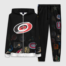 Женский костюм 3D с принтом NHL Carolina Hurricanes (Z) ,  |  | anaheim ducks | arizona coyotes | boston bruins | buffalo sabres | calgary flames | canadiens de montreal | carolina hurricanes | chicago blackhawks | colorado | hockey | nhl | нхл | паттерн | спорт | хоккей