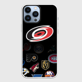 Чехол для iPhone 13 Pro Max с принтом NHL Carolina Hurricanes (Z) ,  |  | Тематика изображения на принте: anaheim ducks | arizona coyotes | boston bruins | buffalo sabres | calgary flames | canadiens de montreal | carolina hurricanes | chicago blackhawks | colorado | hockey | nhl | нхл | паттерн | спорт | хоккей