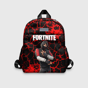 Детский рюкзак 3D с принтом Fortnite Ikonik. , 100% полиэстер | лямки с регулируемой длиной, сверху петелька, чтобы рюкзак можно было повесить на вешалку. Основное отделение закрывается на молнию, как и внешний карман. Внутри дополнительный карман. По бокам два дополнительных кармашка | Тематика изображения на принте: archetype | fortnite | fortnite 2 | fortnite x | ikonik | marshmello | raven | архетип | ворон | иконик | маршмелло | фортнайт | фортнайт 2 | фортнайт глава 2