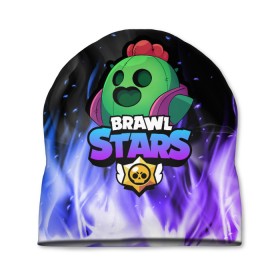 Шапка 3D с принтом Brawl Stars SPIKE , 100% полиэстер | универсальный размер, печать по всей поверхности изделия | 8 bit | 8 бит | bibi | brawl | brawl stars | crow | leon | spike | sprout | stars | бравл | бравл старс | браво старс | игра | компьютерная | кров | леон | онлайн | старс