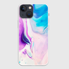 Чехол для iPhone 13 mini с принтом Акварельные разводы ,  |  | paint | paints | акварель | акварельные разводы | брызги | брызги краски | брызги красок | краска | краски | нежная | нежный | пятна краски | разводы | разводы краски | смешивание красок | фон | цвета