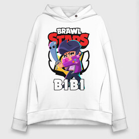 Женское худи Oversize хлопок с принтом BRAWL STARS BIBI , френч-терри — 70% хлопок, 30% полиэстер. Мягкий теплый начес внутри —100% хлопок | боковые карманы, эластичные манжеты и нижняя кромка, капюшон на магнитной кнопке | bibi | brawl stars | coach mike | crow | gale | leon | leon shark | max | mecha crow | mortis | mr.p | phoenix | sally leon | sandy | spike | sprout | tara | unicorn | virus 8 bit | werewolf | ворон | оборотень