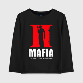 Детский лонгслив хлопок с принтом MAFIA 2 DEFINITIE EDITION , 100% хлопок | круглый вырез горловины, полуприлегающий силуэт, длина до линии бедер | game. | mafia 2 | mafia 2 definitive edition | игра | мафия | мафия 2 | стрелялка