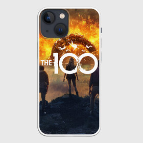 Чехол для iPhone 13 mini с принтом The 100 | Сотня (Z) ,  |  | 100 | the 100 | the100 | беллами блейк | кларк гриффин | монти грин | сериал | сотня | сто | финн коллинз