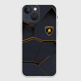 Чехол для iPhone 13 mini с принтом LAMBORGHINI. ,  |  | abstract | auto | brand | car | geometry | lamborghini | sport | texture | абстракция | авто | автомобильные | бренд | геометрия | классика | ламба | ламборджини | машины | модные | спорт | стиль | текстура