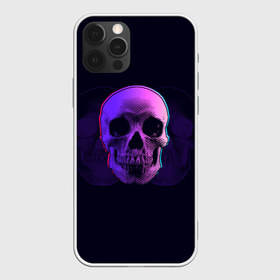 Чехол для iPhone 12 Pro Max с принтом 3D Череп , Силикон |  | 3d | 3д | art | арт | дизайнерский | дизайнерское | кости | кость | мода | модное | рок | череп | черепа