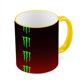 Кружка с принтом MONSTER ENERGY (Z) , керамика | ёмкость 330 мл | black monster | bmx | claw | cybersport | energy | monster | monster energy | moto | motocross | race | sport | киберспорт | когти | монстер энерджи | монстр | мото | мотокросс | ралли | скейтбординг | спорт | т | энергия