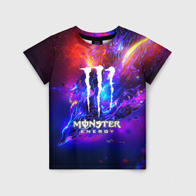 Детская футболка 3D с принтом MONSTER ENERGY , 100% гипоаллергенный полиэфир | прямой крой, круглый вырез горловины, длина до линии бедер, чуть спущенное плечо, ткань немного тянется | amg | auto | bmw | honda | jdm | mercedes | nissan | porsche | racing | sport | subar | toyota | автомобил | автомобильные | киа | лексус | марка | машины | митсубиси | ниссан | порше | спорт | субару | тесла | тойота | хонда