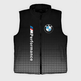 Мужской жилет утепленный 3D с принтом BMW M PERFORMANCE ,  |  | bmw | bmw motorsport | bmw performance | carbon | m | m power | motorsport | performance | sport | бмв | карбон | моторспорт | спорт