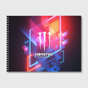 Альбом для рисования с принтом MONSTER ENERGY , 100% бумага
 | матовая бумага, плотность 200 мг. | amg | auto | bmw | honda | jdm | mercedes | nissan | porsche | racing | sport | subar | toyota | автомобил | автомобильные | киа | лексус | марка | машины | митсубиси | ниссан | порше | спорт | субару | тесла | тойота | хонда