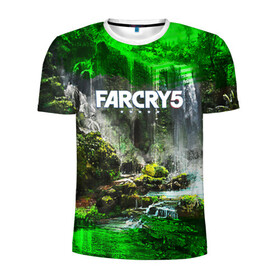 Мужская футболка 3D спортивная с принтом FARCRY5 , 100% полиэстер с улучшенными характеристиками | приталенный силуэт, круглая горловина, широкие плечи, сужается к линии бедра | far cry | farcry | game | ubisof | выживание | джунгли | игры | остров | фар край